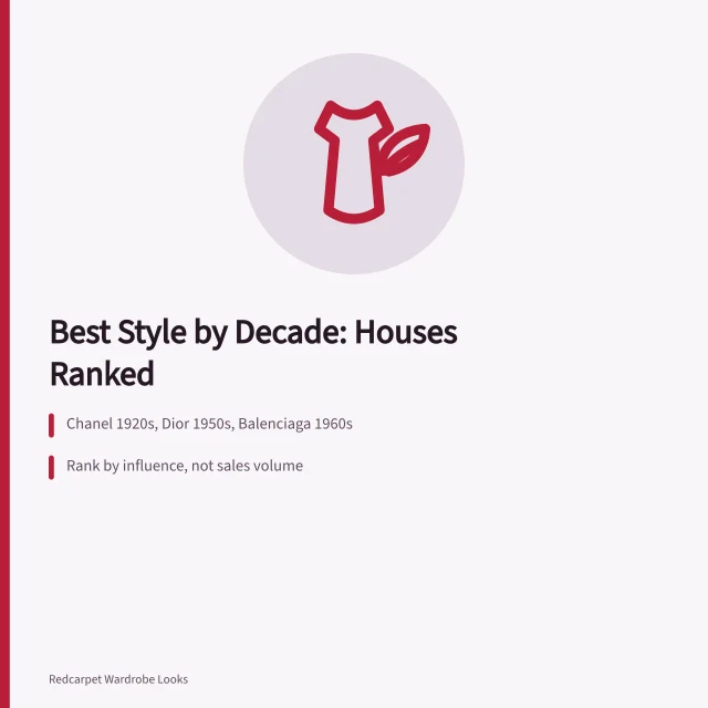 Decade-by-decade ranking of fashion houses and their defining silhouettes. Best style by decade brands 2027: guide and criteria, in plain terms