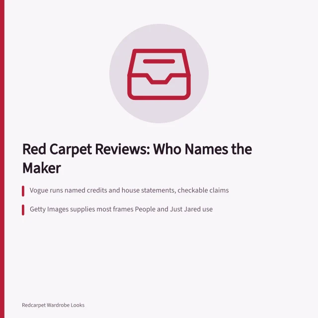 Red carpet gown review sourcing compared across Vogue, Times, People, Just Jared. Celebrity costume reviews compared: honest claims versus pipeline reality