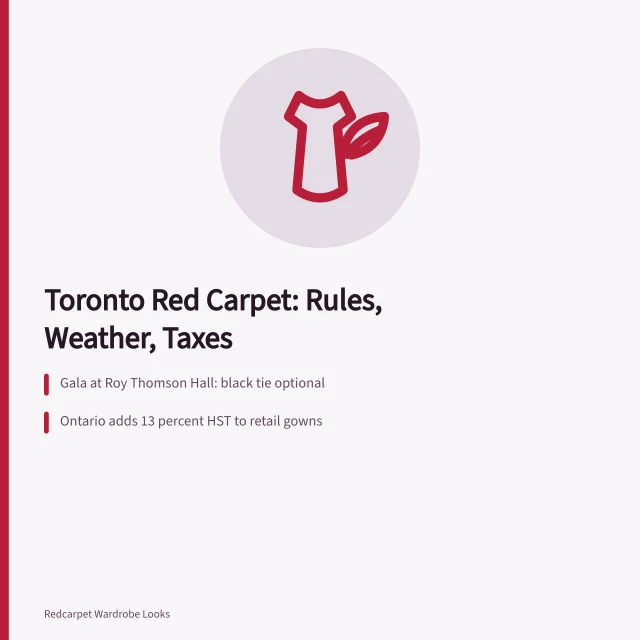 Toronto film festival red carpet with gowns, September rain and tax rules. How Toronto's Film Festival Red Carpet Differs from US Award Shows