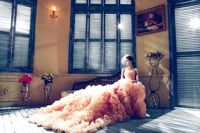 bride, woman, model, wedding dress, room, windows, elegant, extravagant, fancy, luxury, wedding, bride, model, luxury, luxury, wedding, wedding, wedding, wedding, wedding. How to Read a Red Carpet Dress Code Without Asking the Host