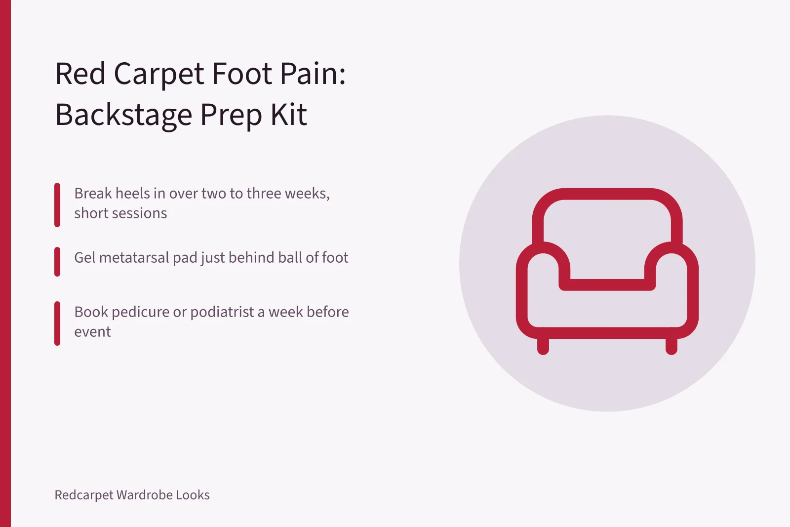 Red carpet foot pain prevention kit with blister patches and gel pads. Red Carpet Foot Pain: What Celebrities Actually Do Before the Carpet