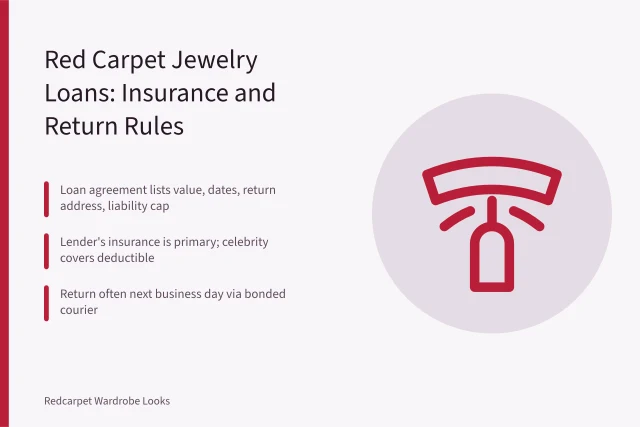 Red carpet jewelry loan agreement with insurance and return rules. Red Carpet Jewelry Loans: Insurance and Return Rules Before the Event